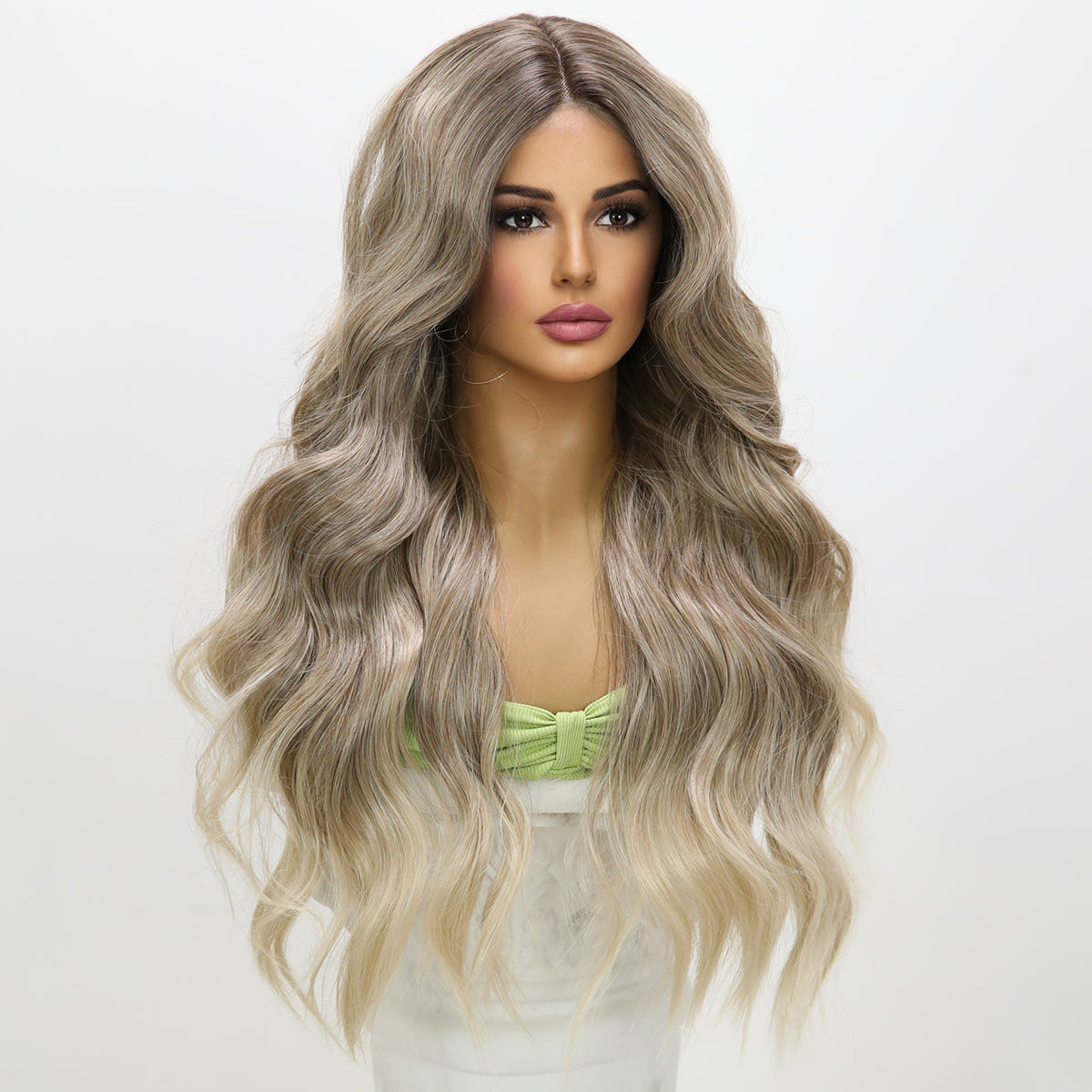 Brynn | Light Brown Gradient | Body Wave | T-Part 13*5*1 Lace Front | 30 Inches | SM9118 | Apn Popinrow