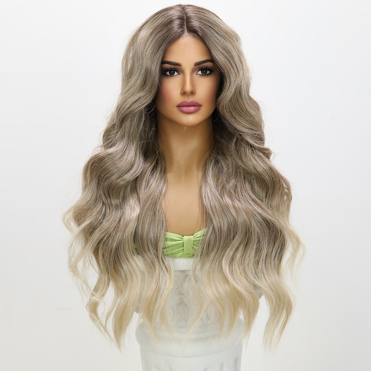Brynn | Light Brown Gradient | Body Wave | T-Part 13*5*1 Lace Front | 30 Inches | SM9118 | Apn Popinrow