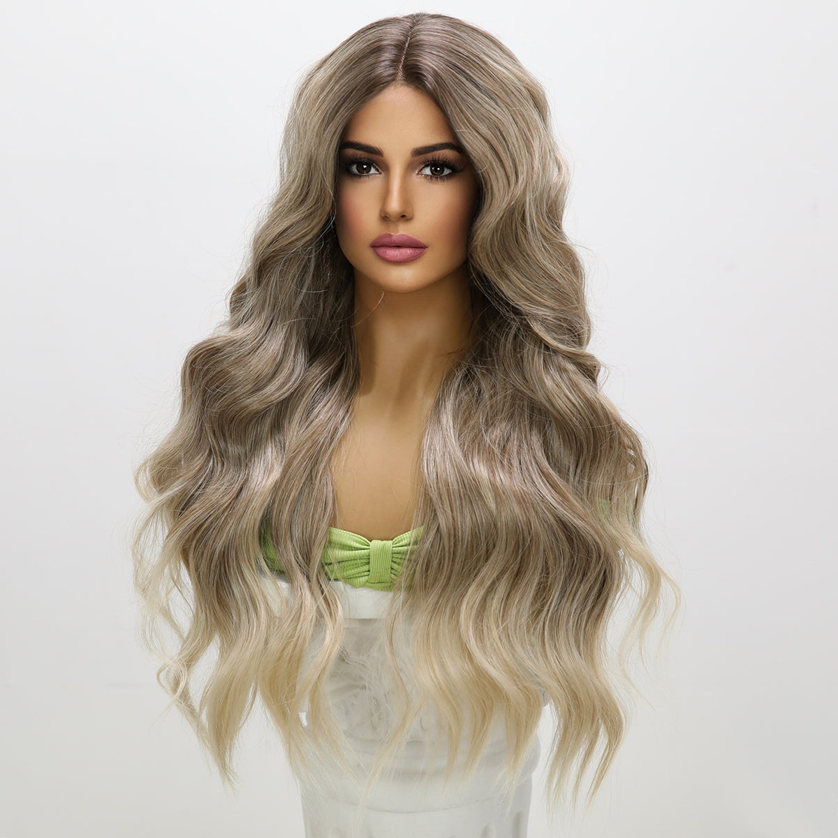 Brynn | Light Brown Gradient | Body Wave | T-Part 13*5*1 Lace Front | 30 Inches | SM9118 | Apn Popinrow
