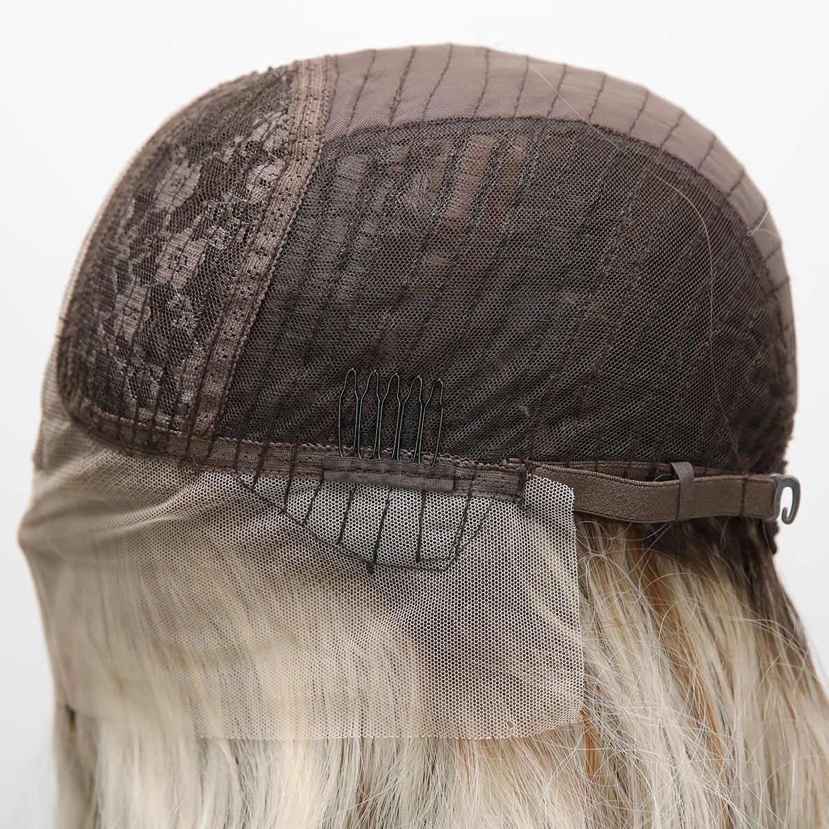 Charli | Grey Dark Brown Gradient | Straight | T-Part 13*5*1 Lace Front | 28 Inches | SM9669 | Apn Popinrow