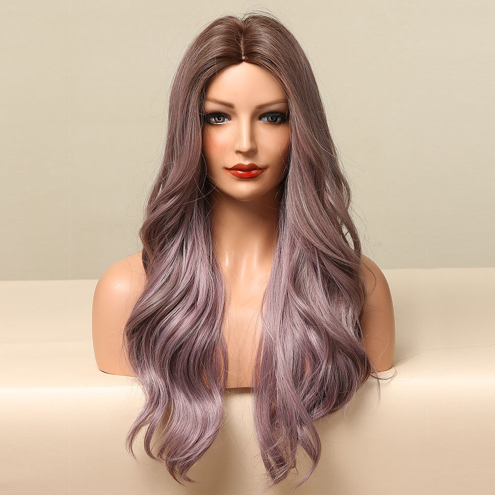 Zara | Purple Gray Gradient Wig | Loose Wave Wig | 26 inch Wig | TM Pop