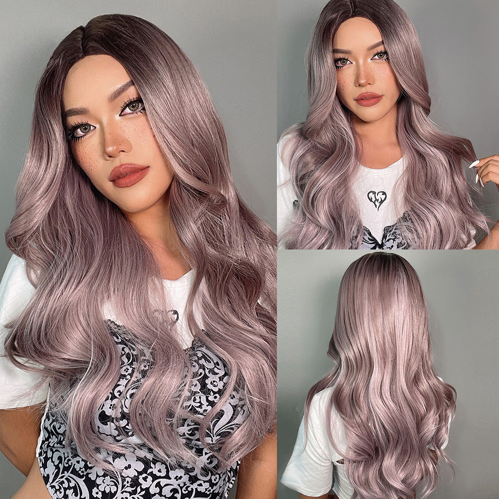 Zara | Purple Gray Gradient Wig | Loose Wave Wig | 26 inch Wig | TM Pop