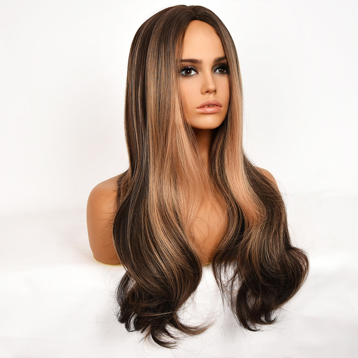 Brown&Black Mix | Curly Wave | 26 Inch | apn Prtheus