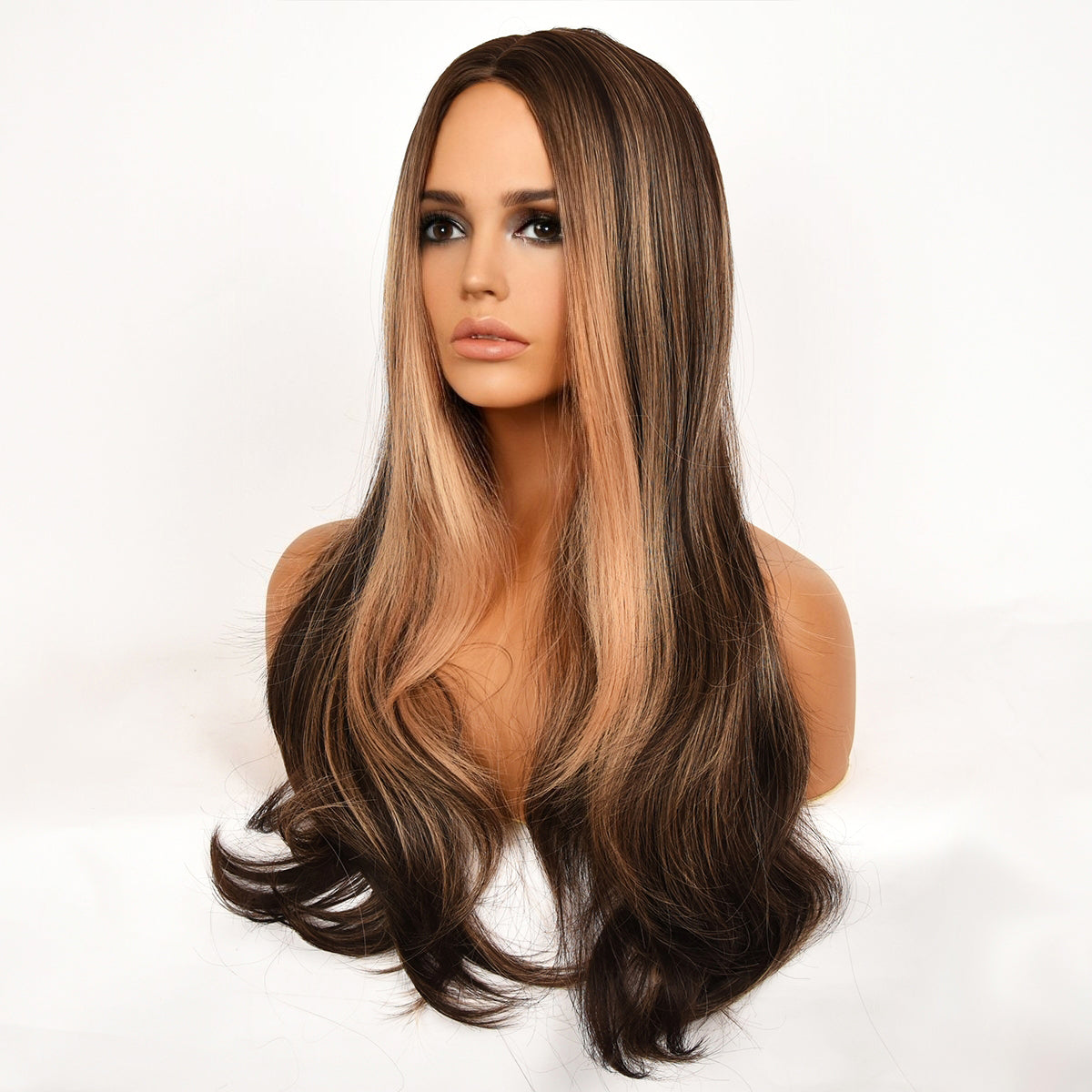 Brown&Black Mix | Curly Wave | 26 Inch | apn Prtheus