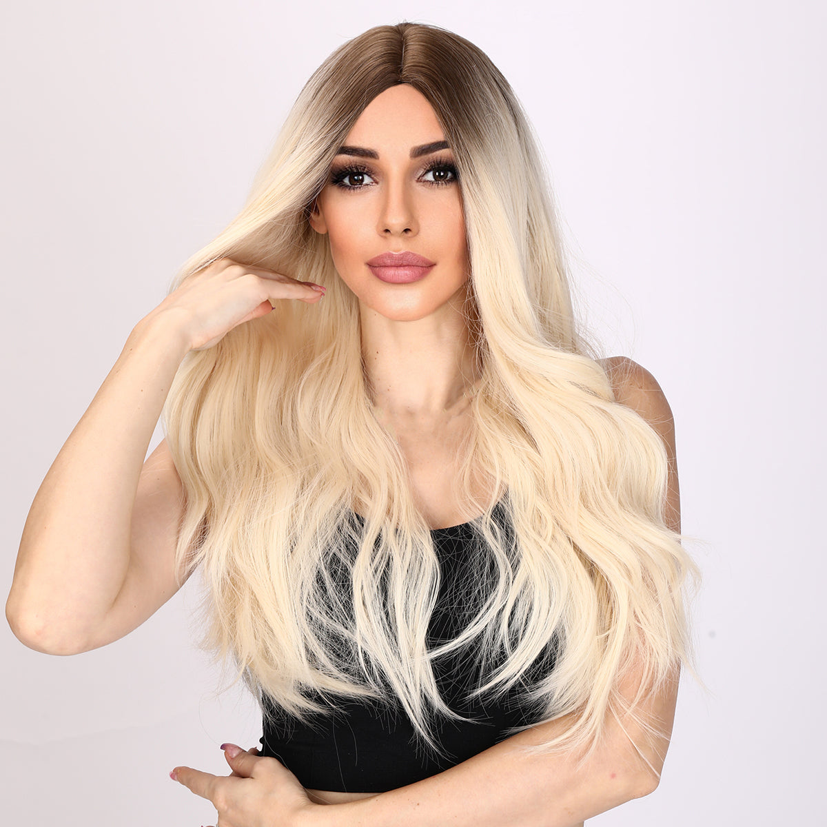 Summer | Blonde and Ombre Wig | Body Wave Wig | 28 inch Wig | TM Pop