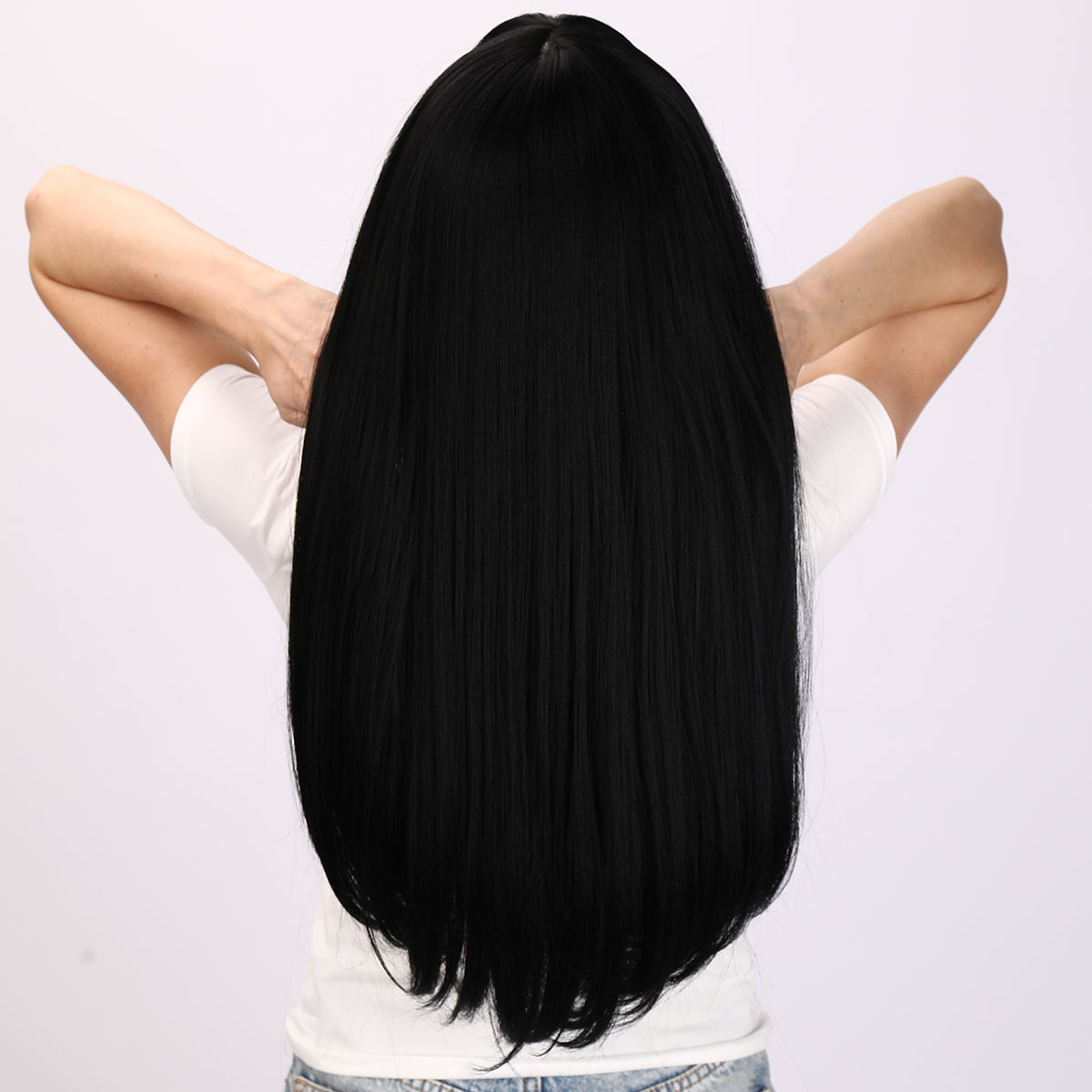 Myla | Black Wig | Straight Hair Wig | 24 inch Wig | TM Pop