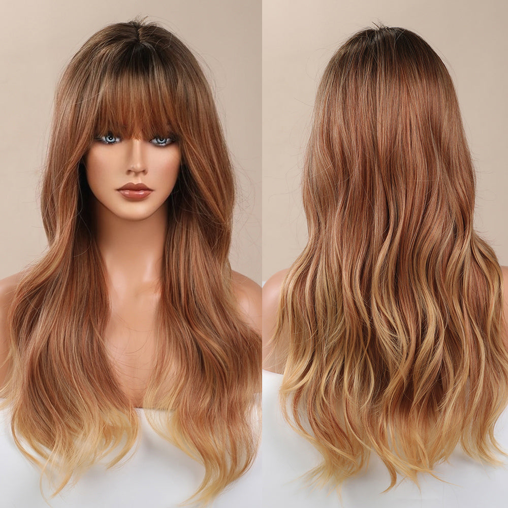 Orange Gradient | Loose Wave | 26inch | apn Prtheus