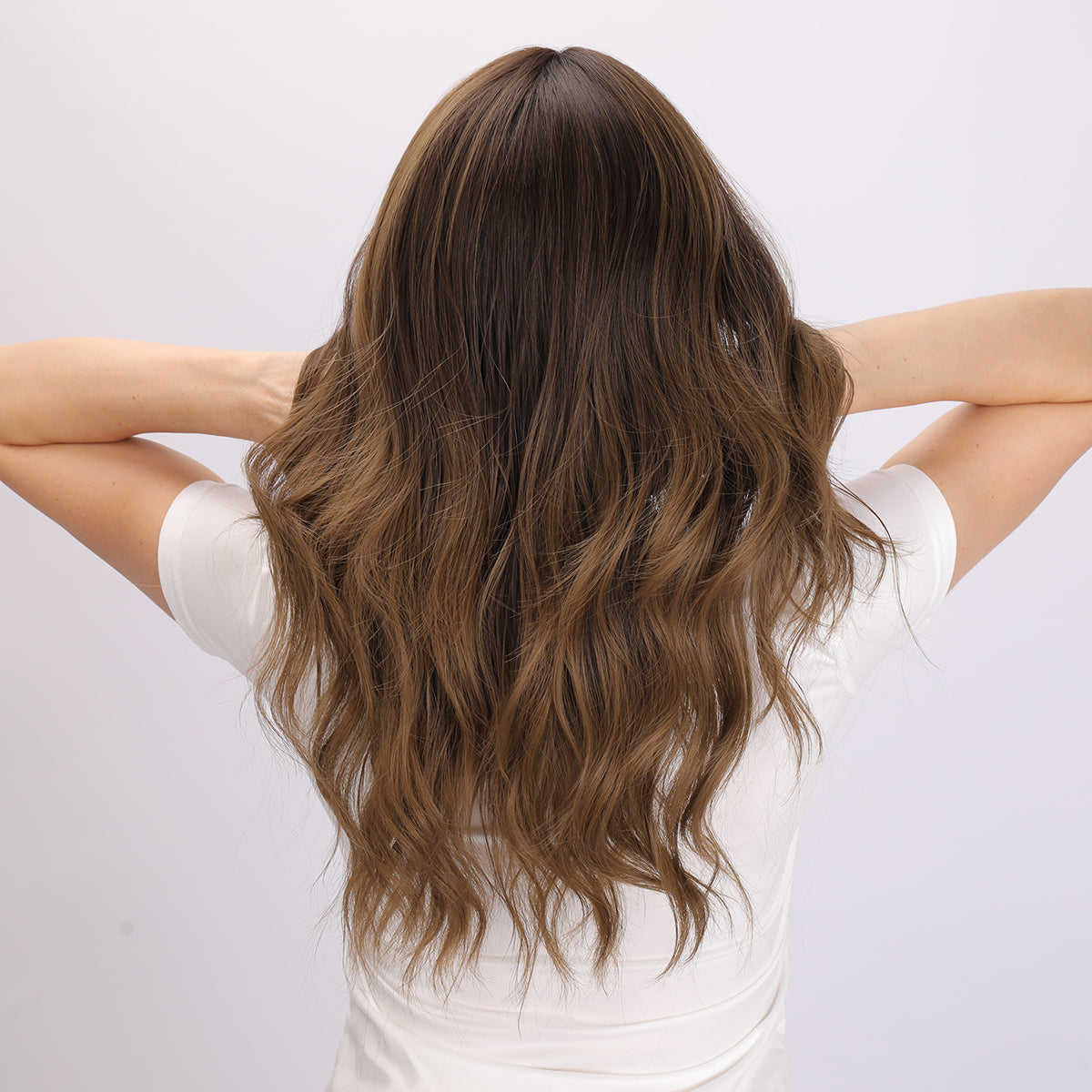 Kaia | Flaxen Brown Wig | Loose Wave Wig | 22 inch Wig | TM Pop