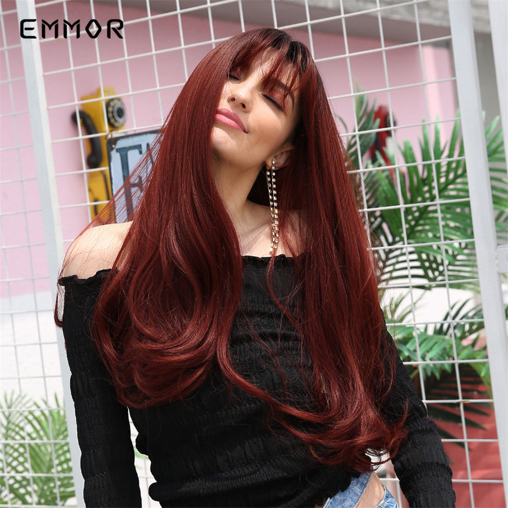 Red Gradient | Loose Wave | 22inch | apn Prtheus