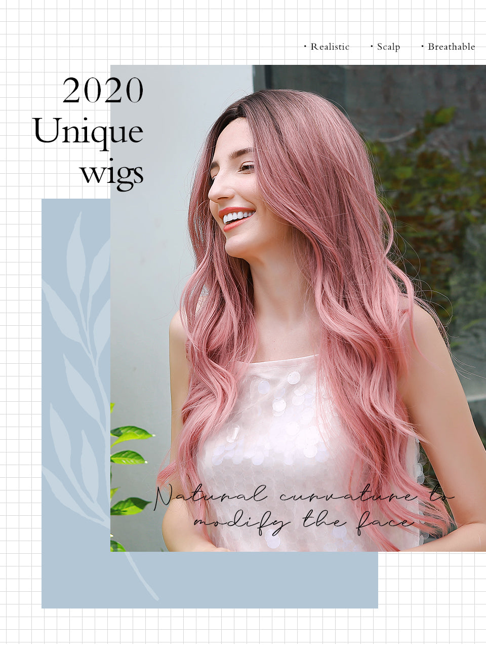 Pink Gradient | Loose Wave | 28inch | apn Prtheus