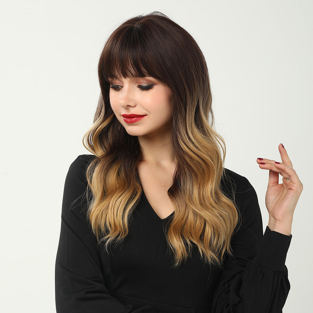 Brown-Blonde Gradient | Loose Wave | 22inch | Apn VIPS