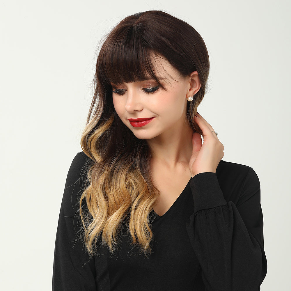 Brown-Blonde Gradient | Loose Wave | 22inch | Apn VIPS