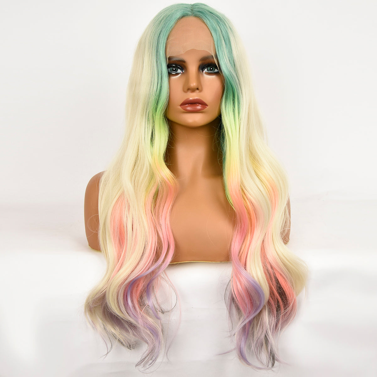 Riley | Hand Woven T-PART 13*1*4.5 Front Lace | Rainbow | Body Wave | 28 inch | SM9010 | Apn Popinrow