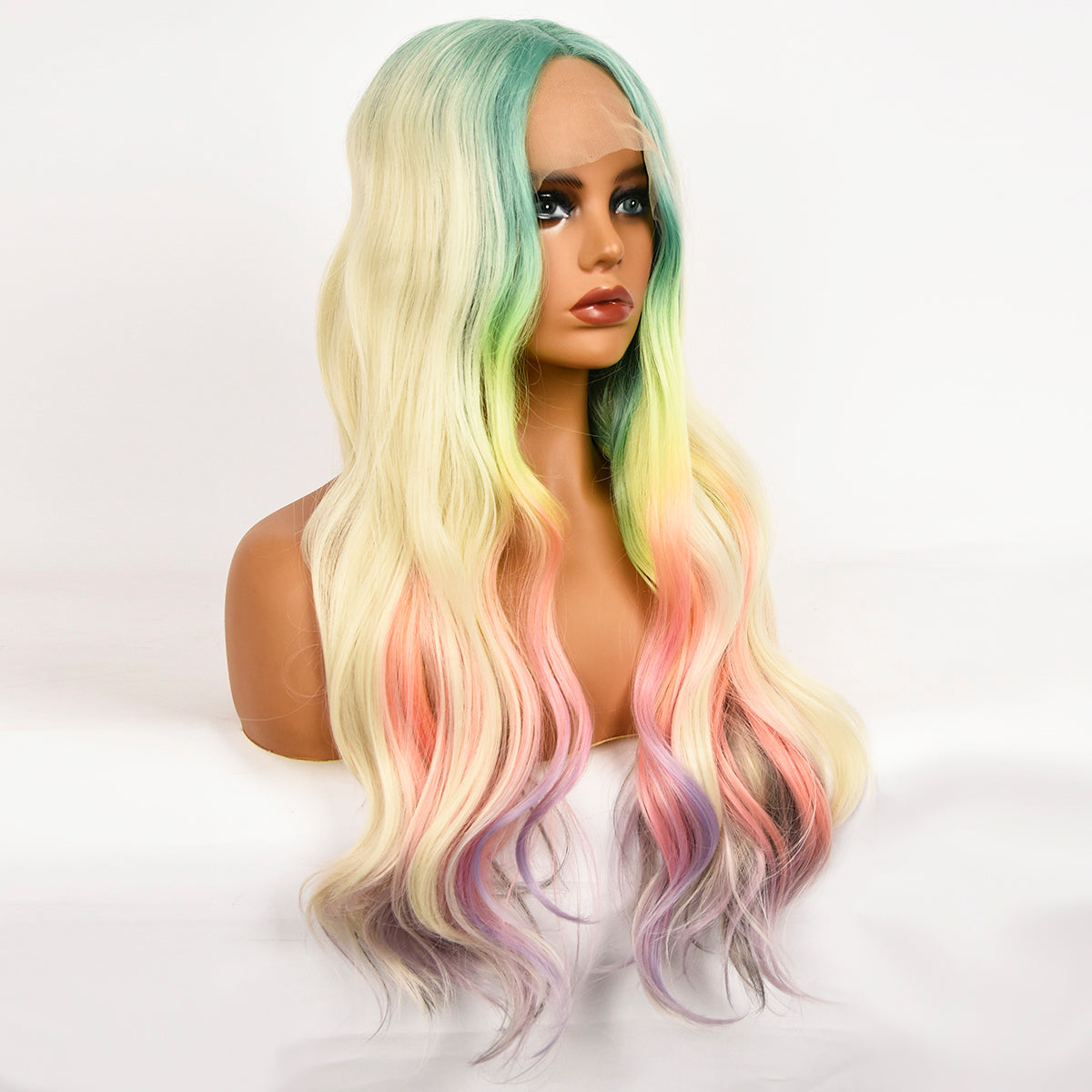 Riley | Hand Woven T-PART 13*1*4.5 Front Lace | Rainbow | Body Wave | 28 inch | SM9010 | Apn Popinrow