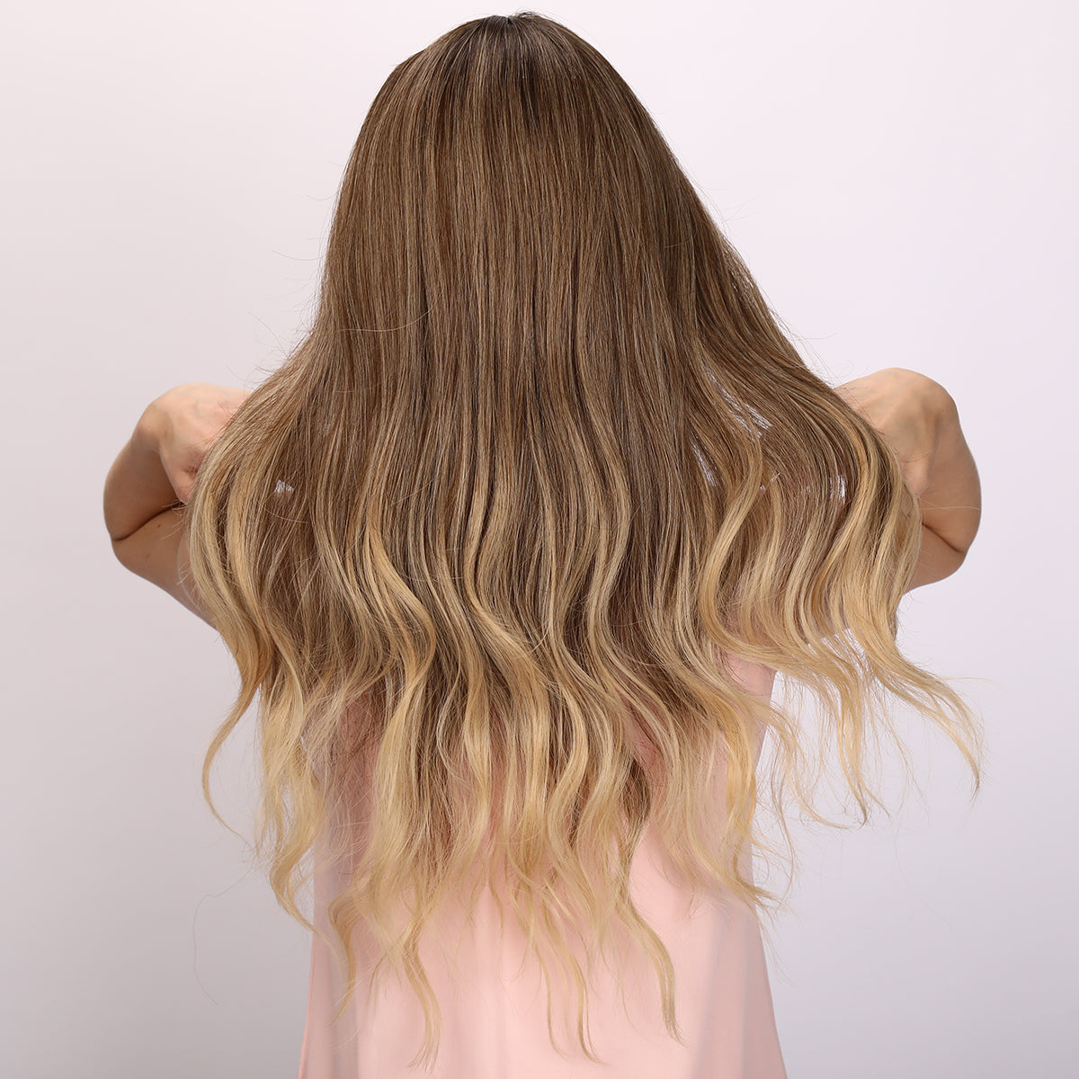 Finley | Brown and Ombre Wig | Loose Wave Wig | 28 inch Wig | TM Pop