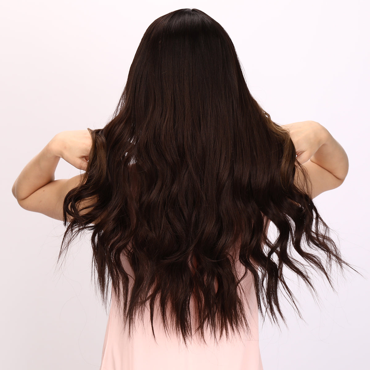 Kaylee | Golden Dragon Beard Brown Wig | Body Wave Wig | 28 Inch Wig | TM Pop