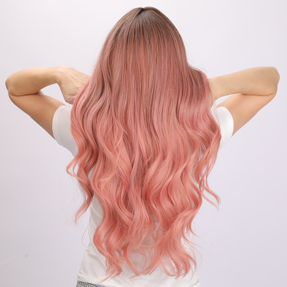 Hope | Pink Wig | Deep Wave Wig | 28 inch Wig | TM Pop