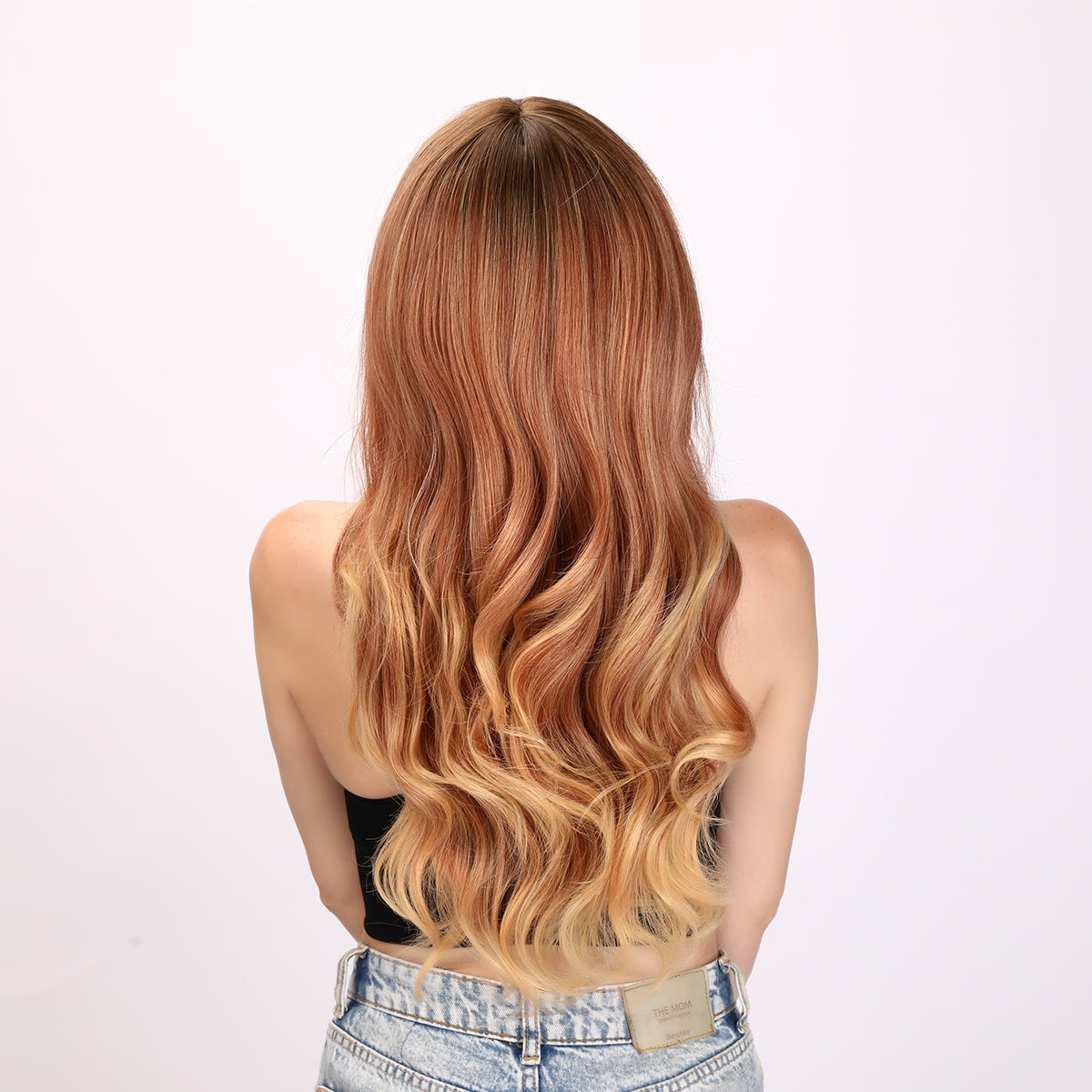 Diana | Orange Gradient Wig | Loose Wave Wig | 26 inch Wig | SM373 | Apn Popinrow