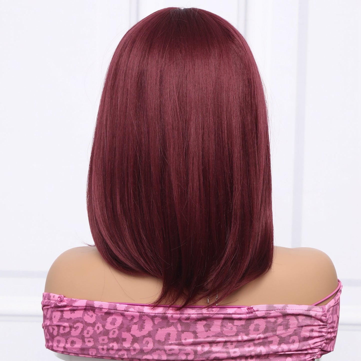 Wine Red | Straight Bob | 14inch | apn Prtheus