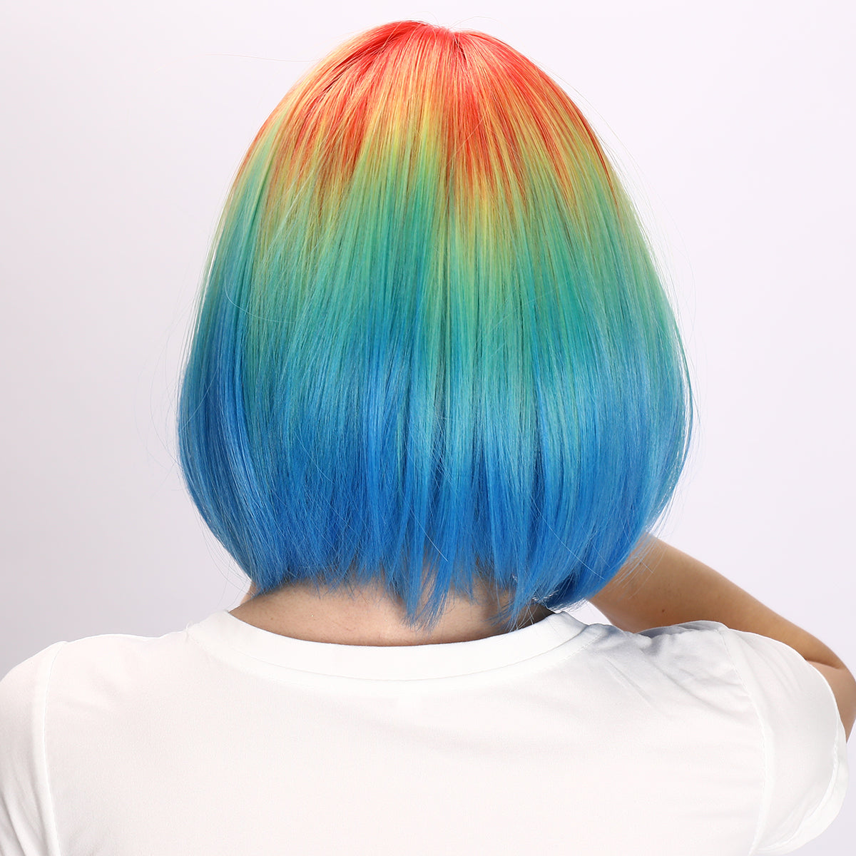 Genesis | Rainbow Wig | Straight Bob Wig | 12 inch Wig | TM Pop