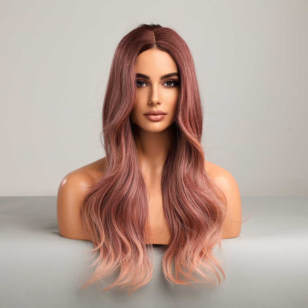 Pink Gradient | Loose Wave | 24inch | apn Prtheus