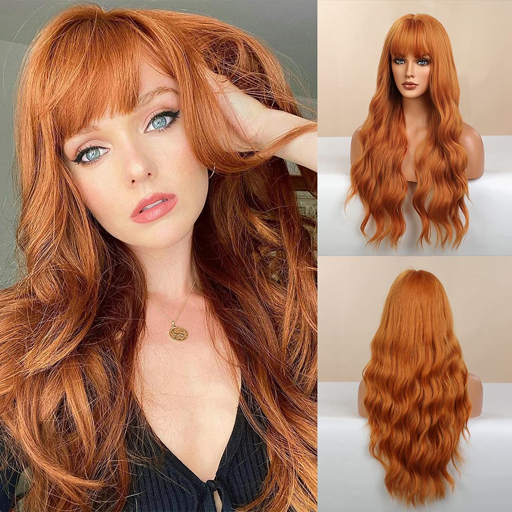 Orange | Curly Hair | 30inch | apn Prtheus