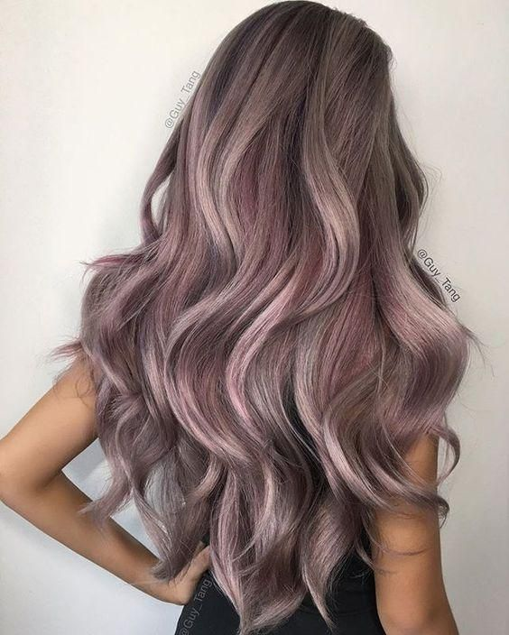 Pink grey MIX | Loose Wave | 24inch | apn Prtheus