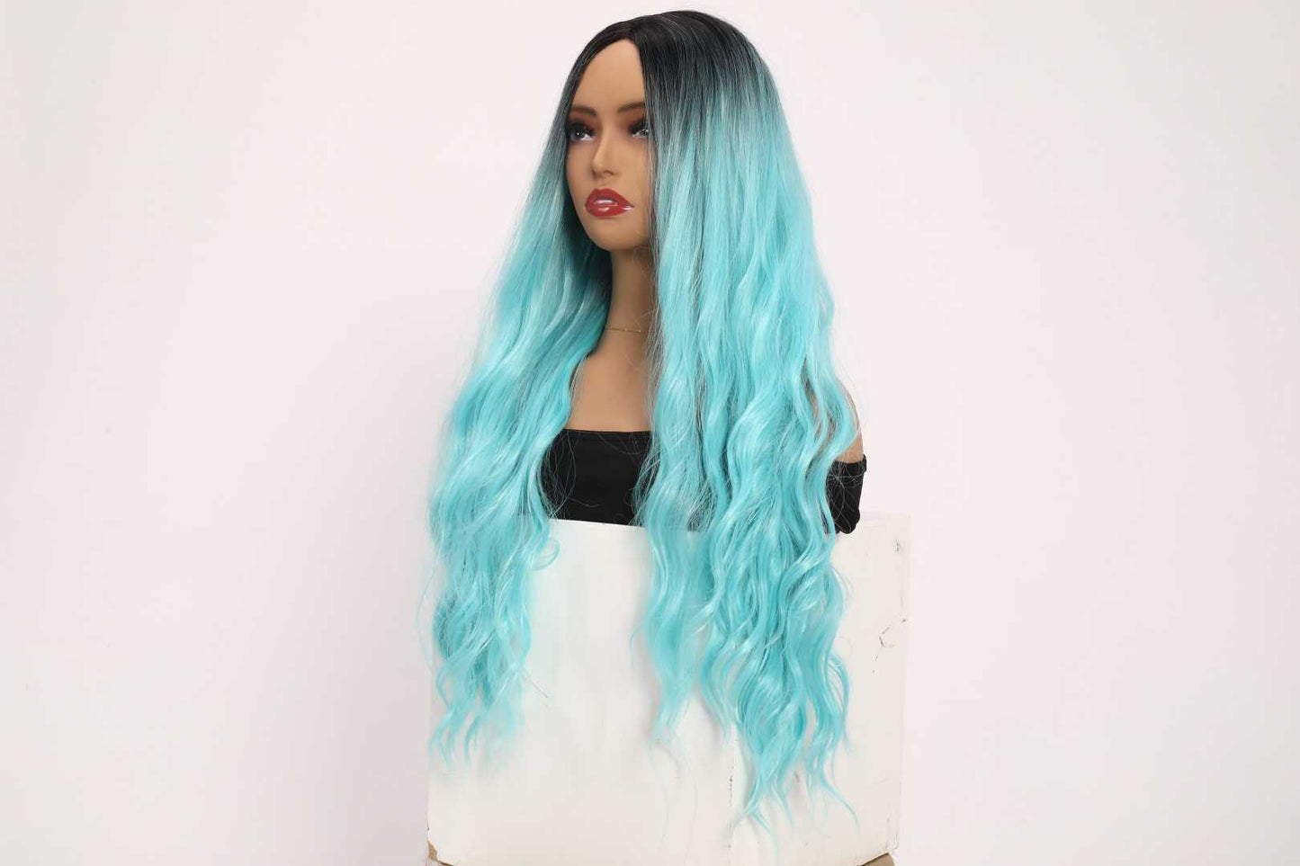 Karol G | Cosplay | Ombre Light Blue | Body Wace | 26 inch | apn Prtheus
