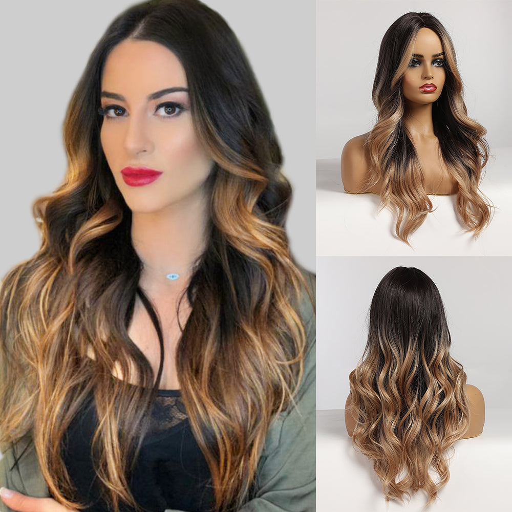 Brown Gradient | Loose Wave | 26inch | apn Prtheus