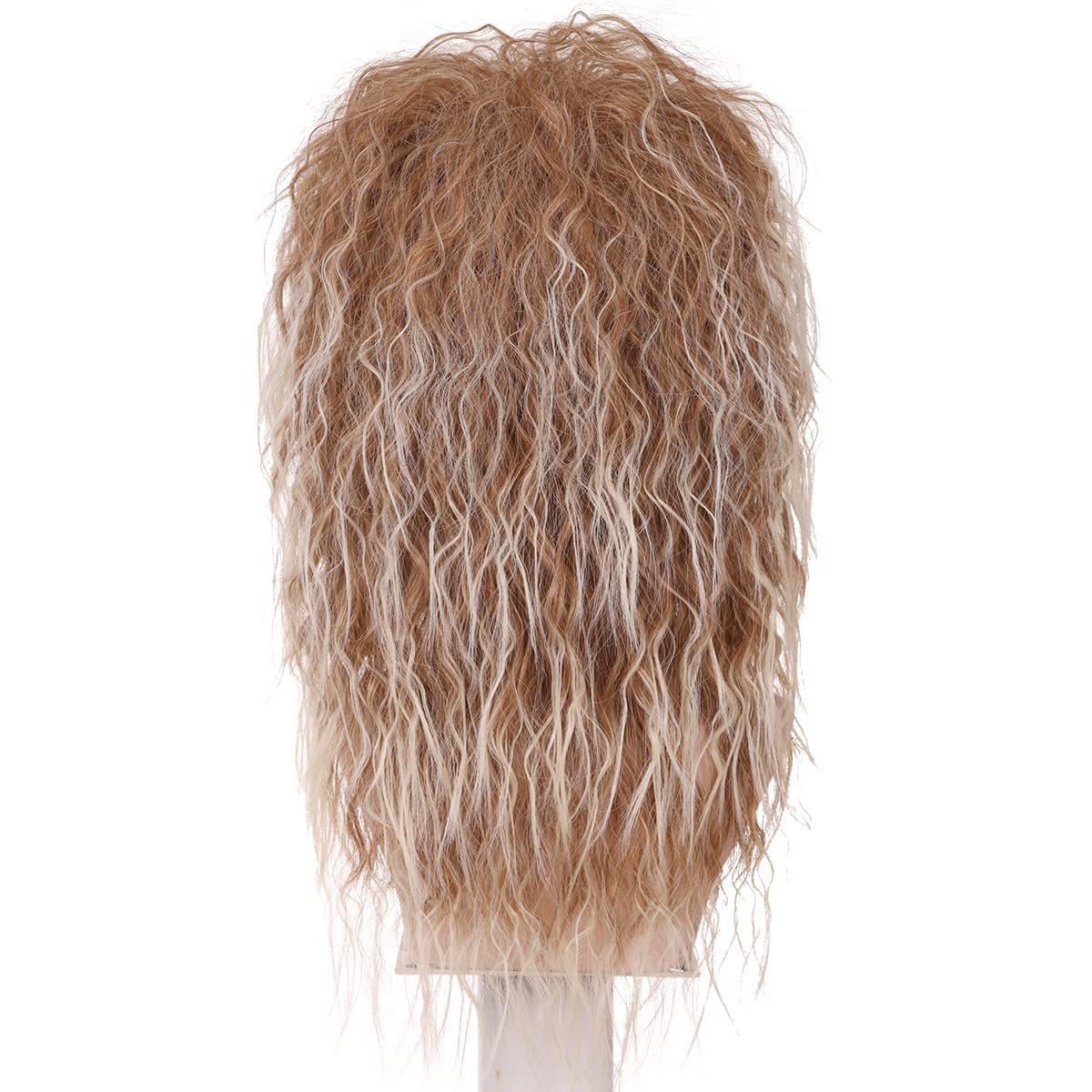 Golden | Men's 80'S Rocker Wig| Long Curly | TM Pop