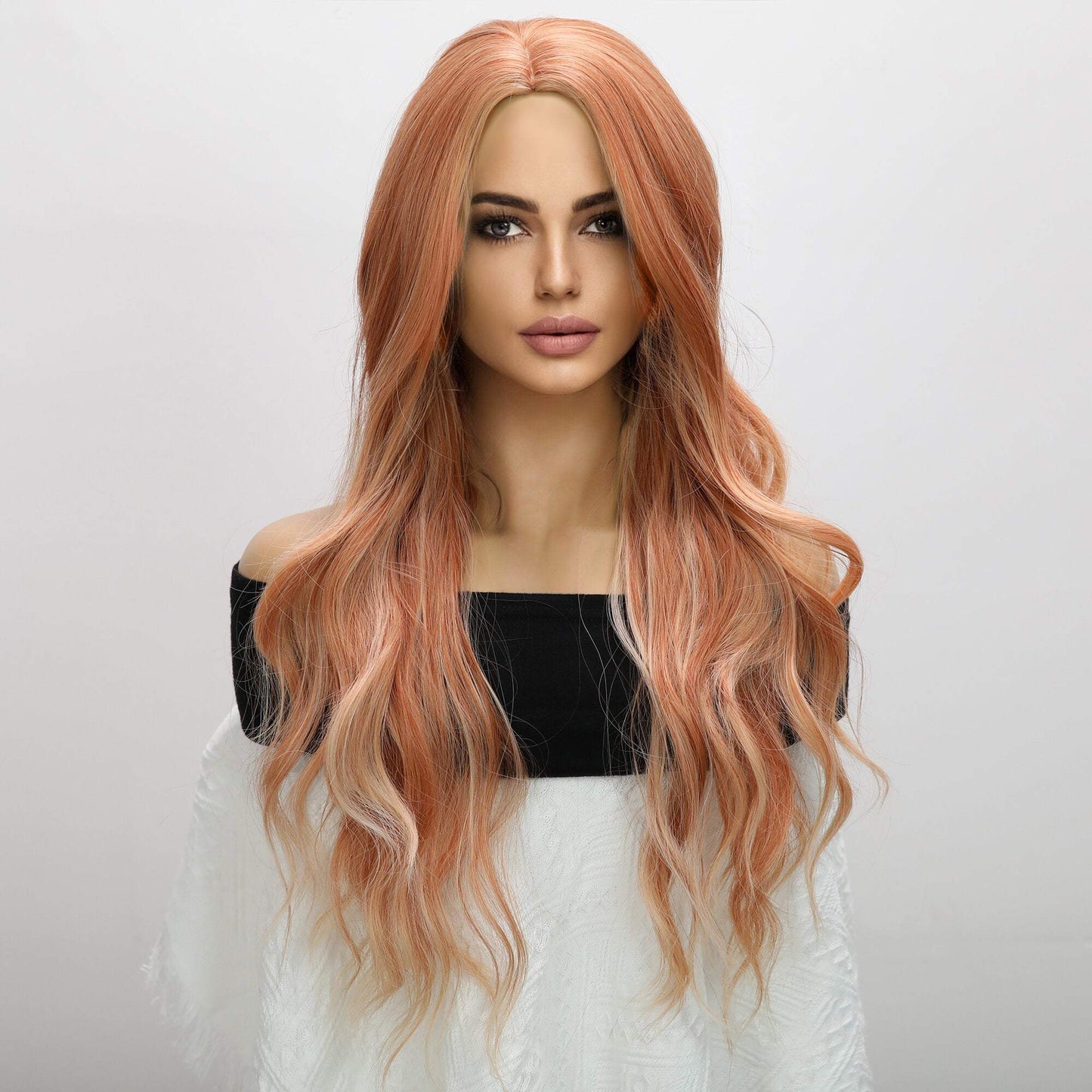 Brooklynn | Orange | Highlight middle Part | body wave | 26inch | SM1642 | Apn Popinrow