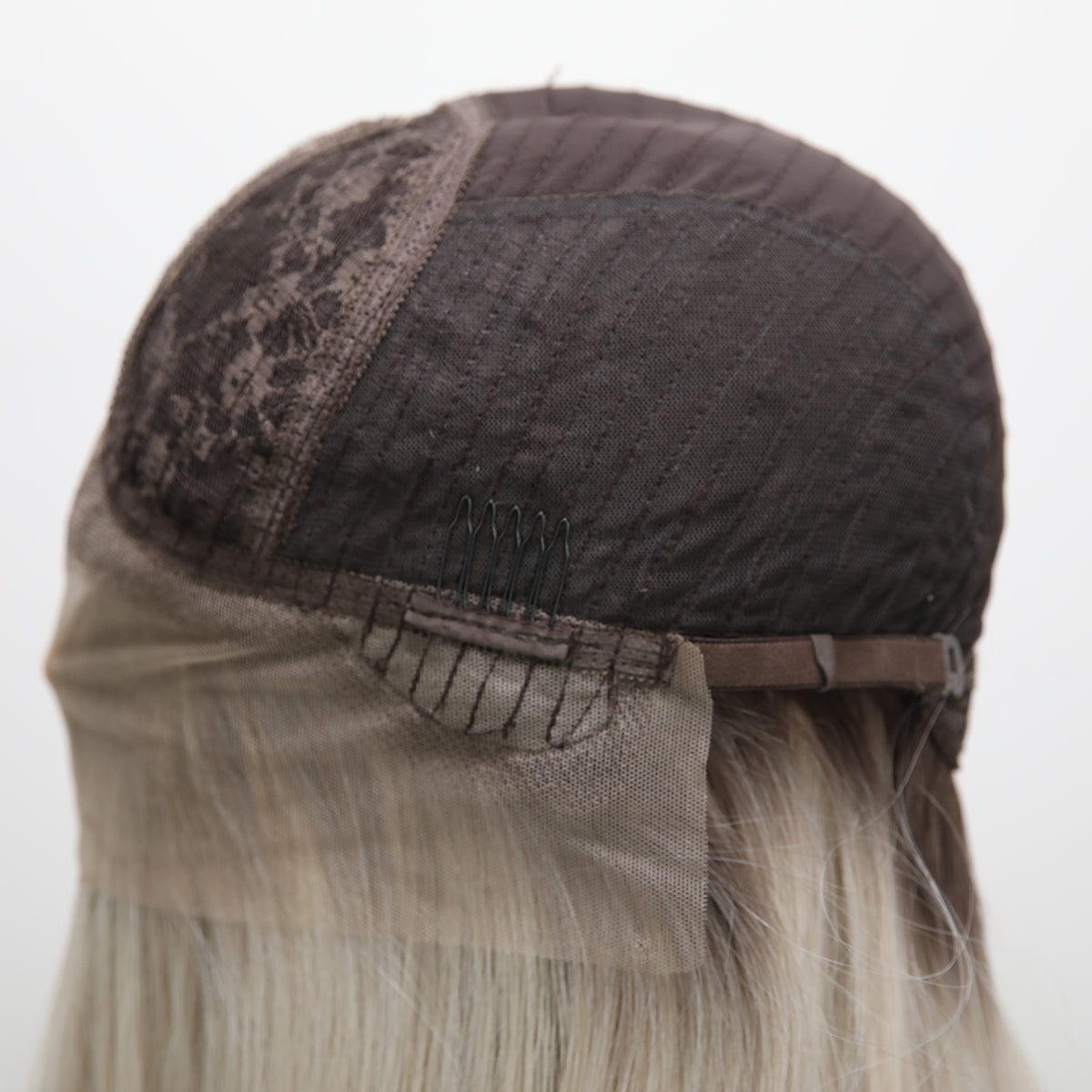 Aitana | Grey Dark Brown Gradient | Straight | T-Part 13*5*1 Lace Front | 28 Inches | SM9217 | Apn Popinrow
