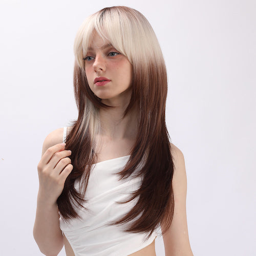 Joy | Brown Gradient | Straight Hair Wig | 22inch | SM260 | Apn Popinrow