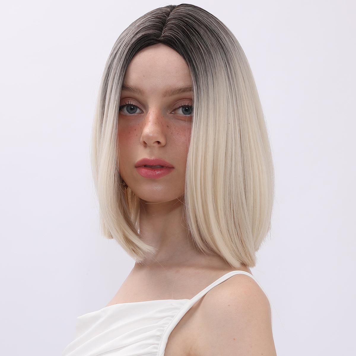 Paislee | Blonde | Straight Hair Wig | 12inch | SM7341 | Apn Popinrow