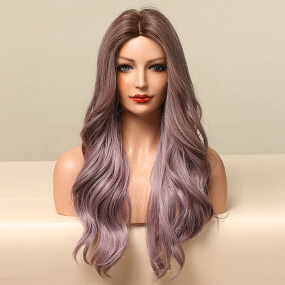 Zara | Purple Gray Gradient Wig | Loose Wave Wig | 26 inch Wig | TM Pop