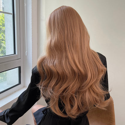 Long Brown with Bangs | Long Wave | 30 inch | apn Prtheus