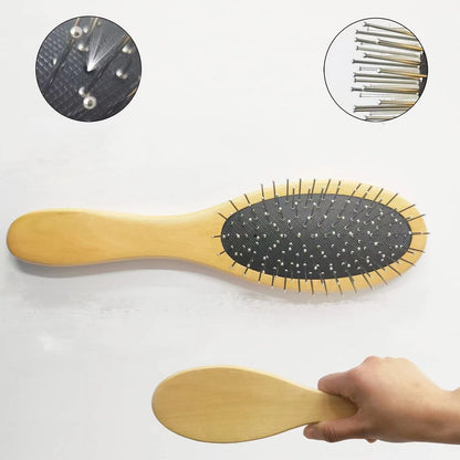 Cosmo | Wig Brush | Wood Handle Comb | TM Pop