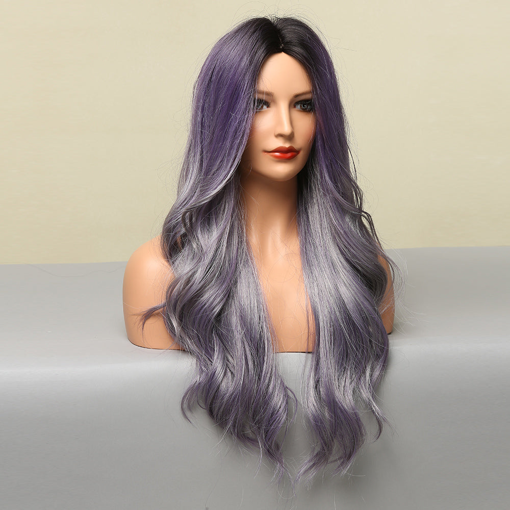 Purple Gradient | Loose Wave | 28inch | apn Prtheus