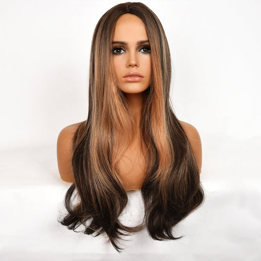 Brown&Black Mix | Curly Wave | 26 Inch | apn Prtheus
