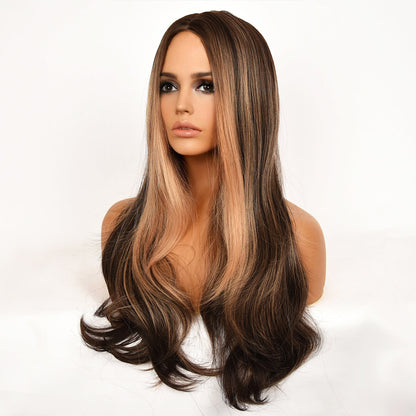 Brown&Black Mix | Curly Wave | 26 Inch | apn Prtheus