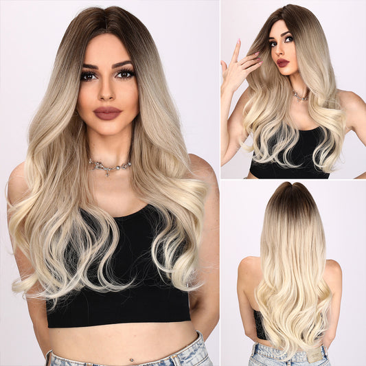 Alana | Blonde Gradient Wig | Loose Wave Wig | 26 inch Wig | TM Pop