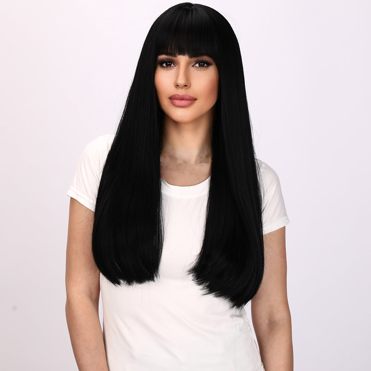 Myla | Black Wig | Straight Hair Wig | 24 inch Wig | TM Pop