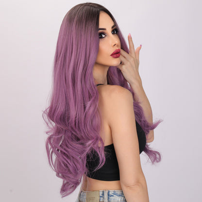Iris | Purple Wig | Body Wave Wig | 28 inch Wig | TM Pop
