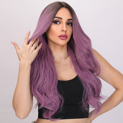 Iris | Purple Wig | Body Wave Wig | 28 inch Wig | TM Pop