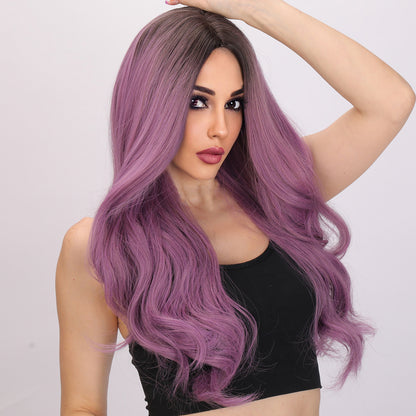 Iris | Purple Wig | Body Wave Wig | 28 inch Wig | TM Pop