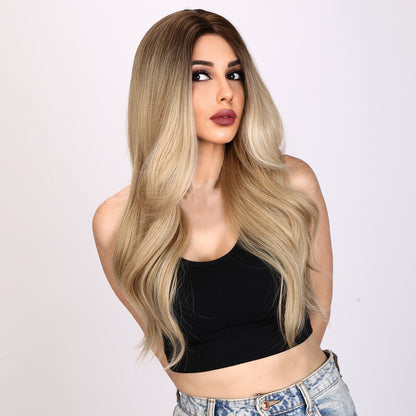 Norah | Brown and Ombre Gradient Wig | Loose Wave Wig | 24 inch Wig | TM Pop