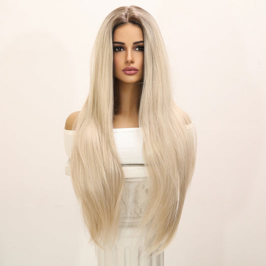 Mckenna | Ombre | Straight |  Lace Front T part | 30 inch | SM9021 | Apn Popinrow