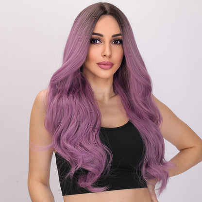 Iris | Purple Wig | Body Wave Wig | 28 inch Wig | TM Pop