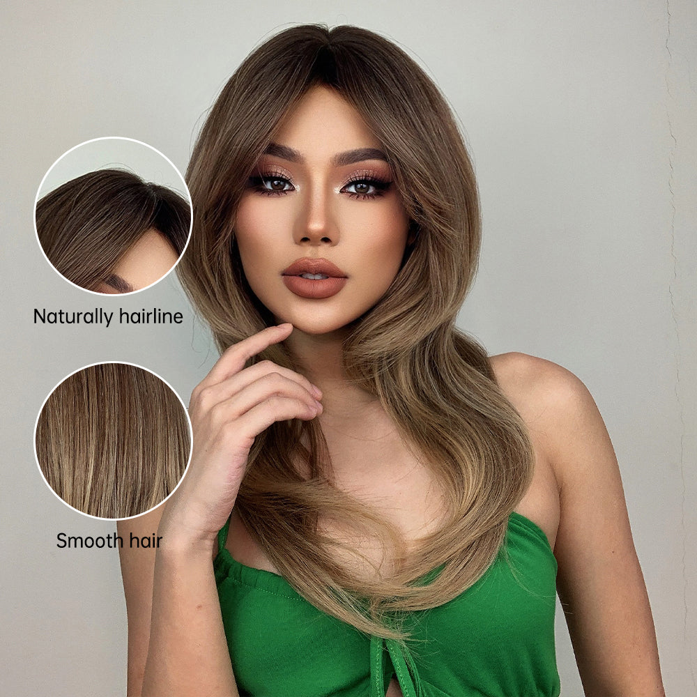 Mariah | Brown Ombre | Long Hair for Women | 22 Inch | LC259-5 | Apn Popinrow