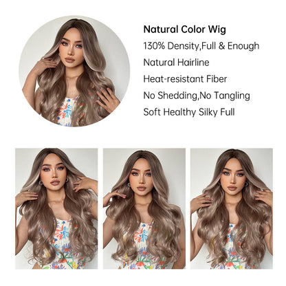 Gray Pink Gradient | Loose Wave | 28inch | apn Prtheus